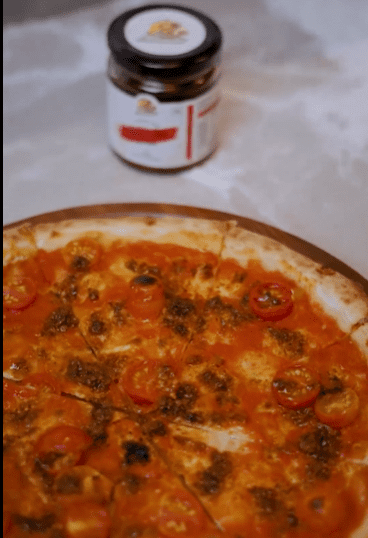 Pizza Marinara With Aglio Olio