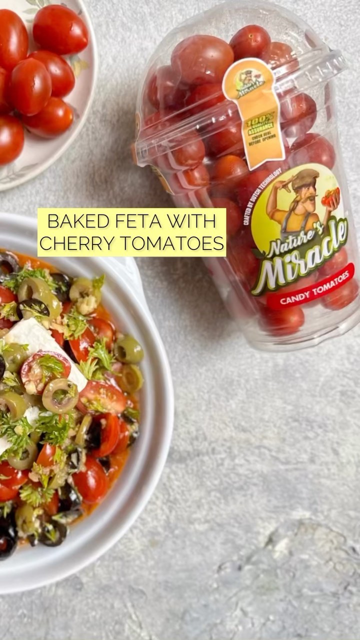 Baked Feta with Cherry Tomatoes