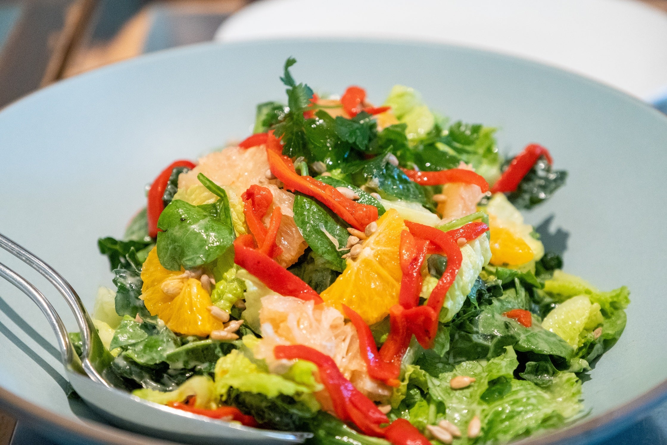 Aubergine and Red Pepper Salad With Caramelized Butter And Yoghurt
