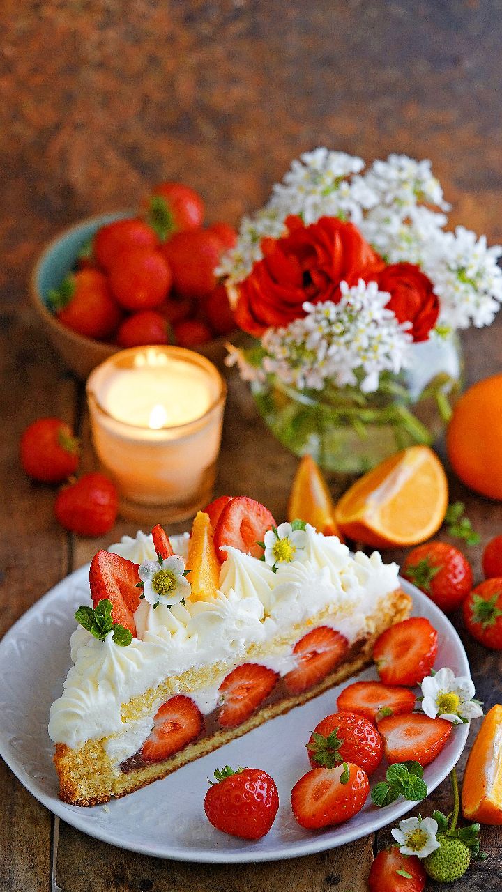 Eggless Strawberry Love Cake by Deeba Rajpal