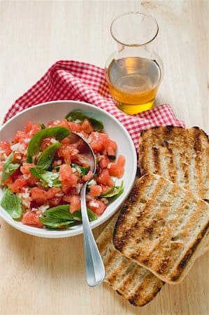 French Toast With Tomato Salsa