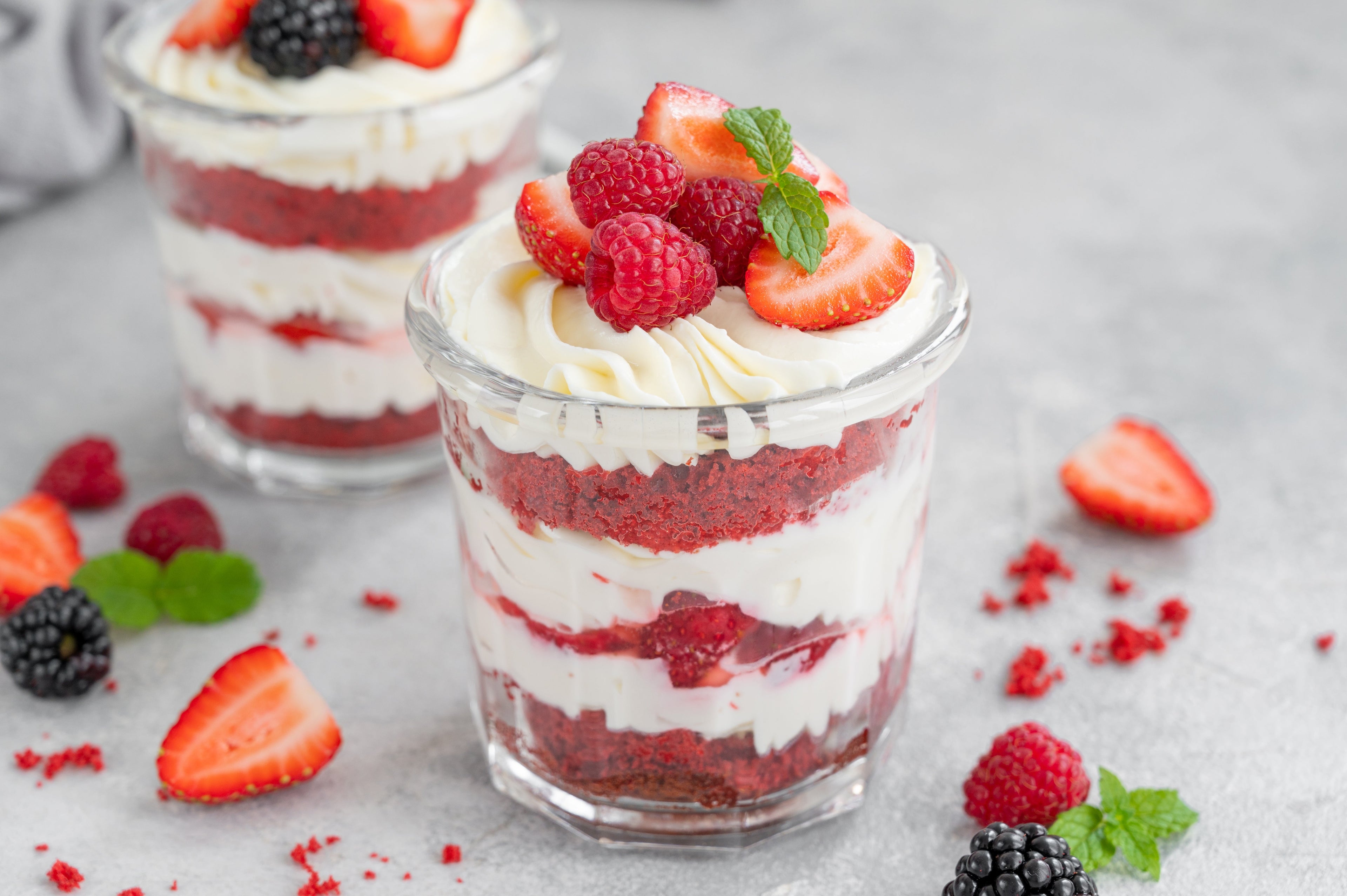 Tiramisu With Mixed Berry Jam