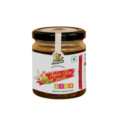 Nature’s Miracle Handcrafted Aglio Olio Sauce – Kids (Zero Spice)