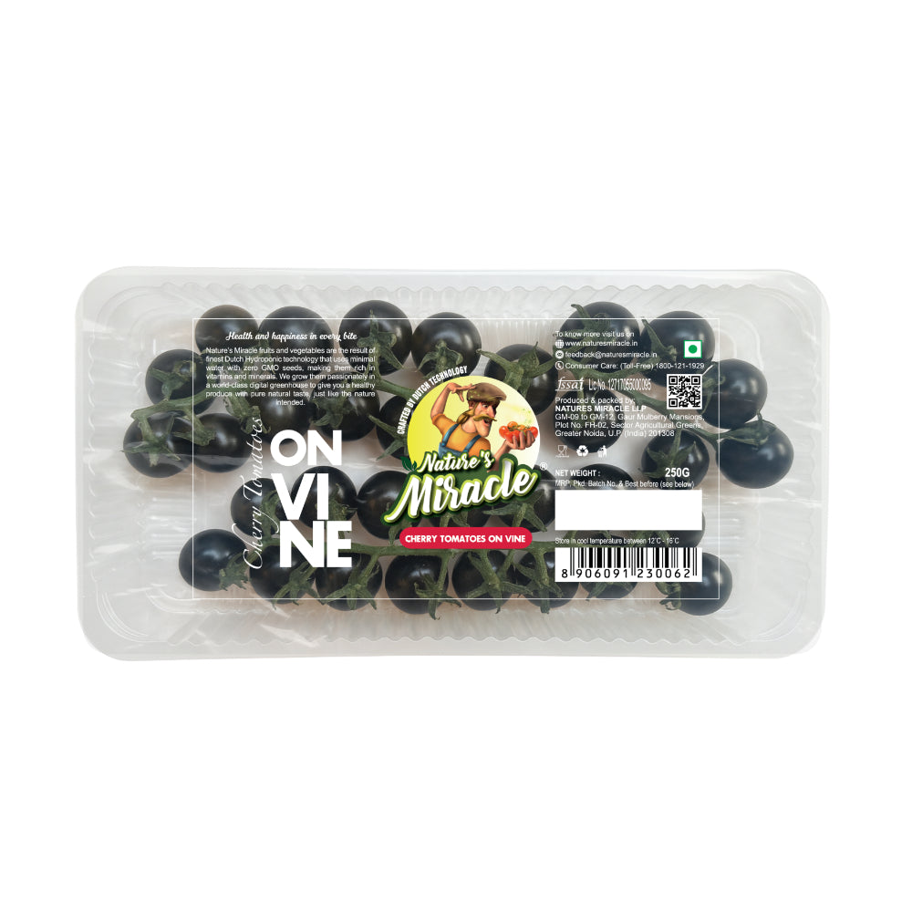 Black Cherry Tomatoes on Vine - 250 gm