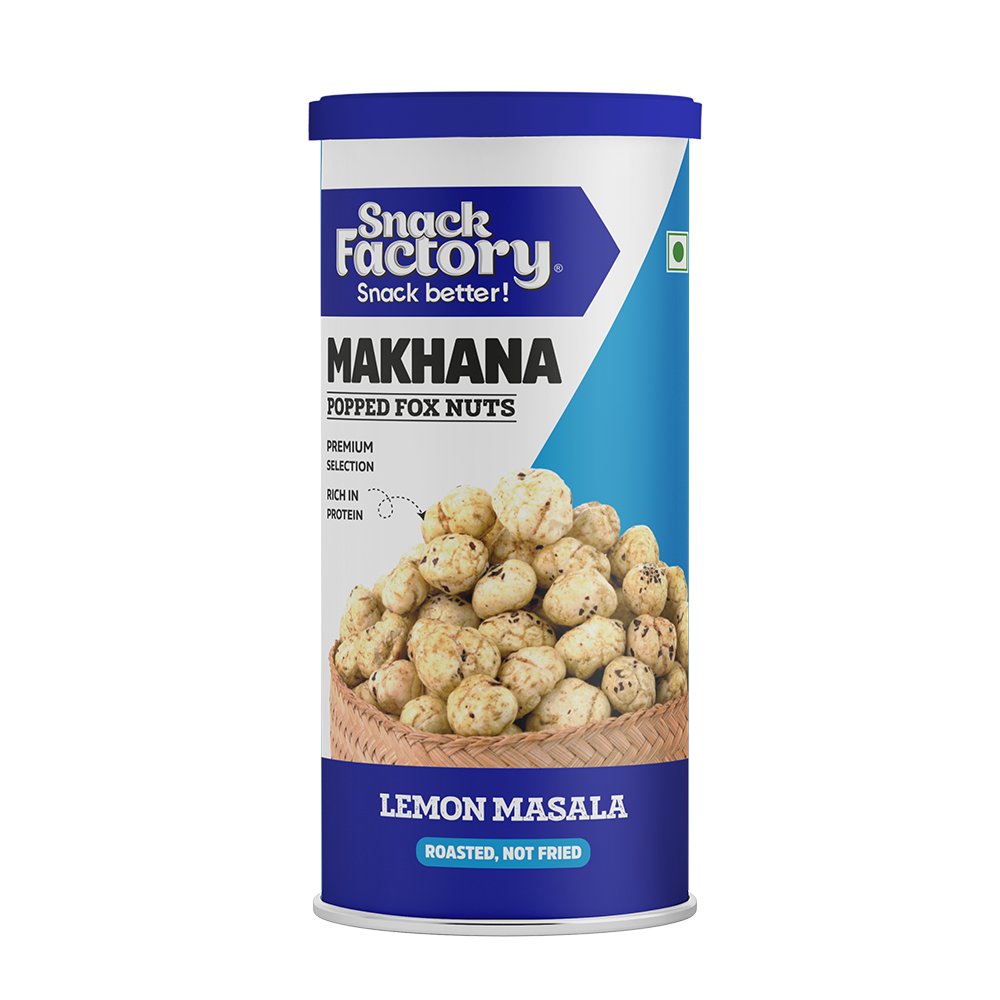 Snack Factory Makhana Can (Lemon Masala, 72gm)