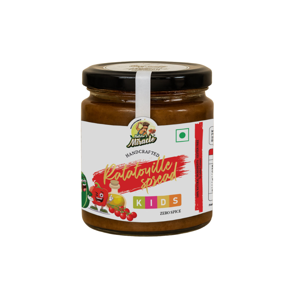 Nature’s Miracle Handcrafted Ratatouille Spread – Kids (Zero Spice)